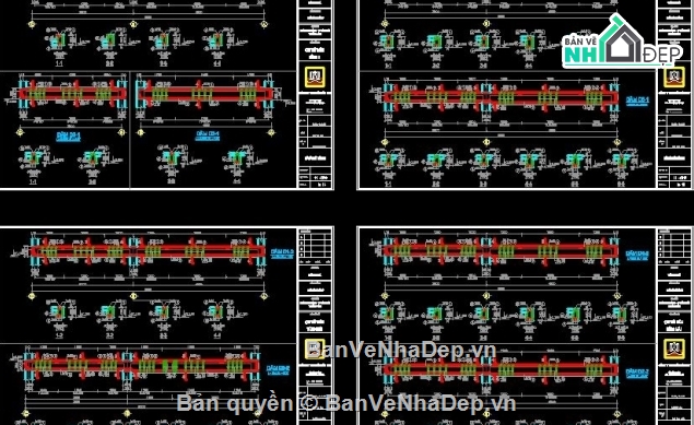 bản vẽ 3 tầng,bản vẽ thiết kế,Nhà dân 2.5 tầng,nhà kích thước 8 x 18m,Autocad nhà dân 2.5 tầng