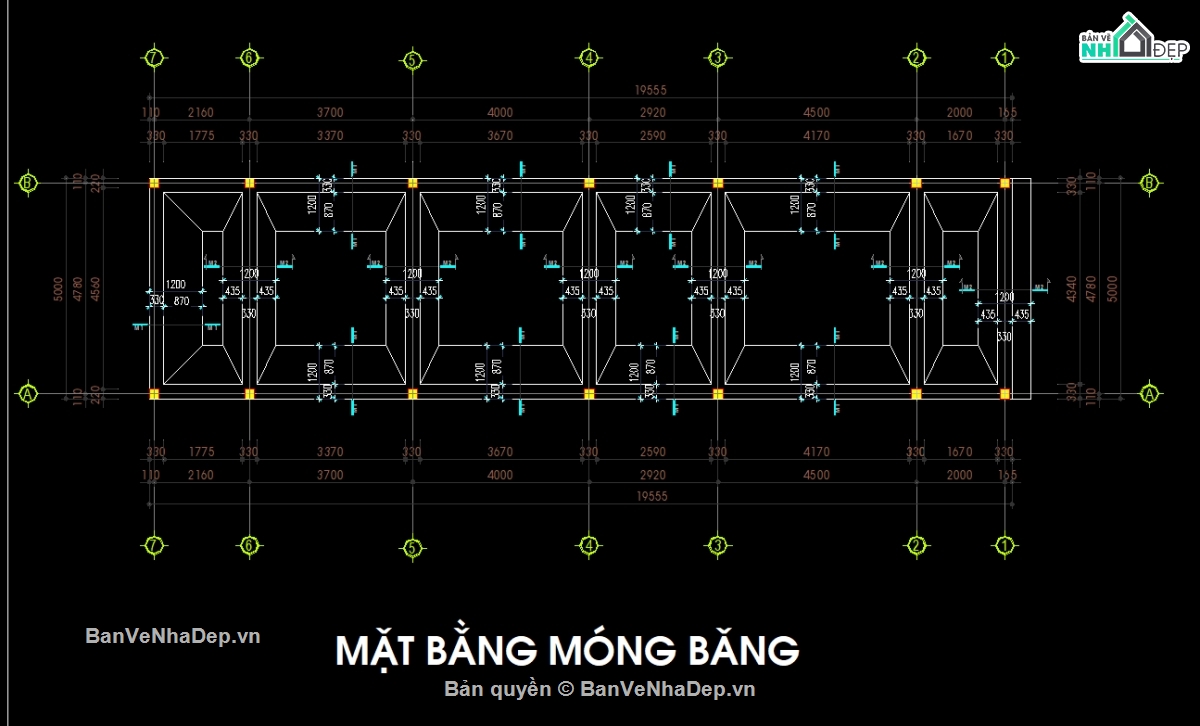 kết cấu kiến trúc nhà phố,Nhà phố kích thước  5x20m,nhà phố 2 tầng,bản vẽ nhà phố