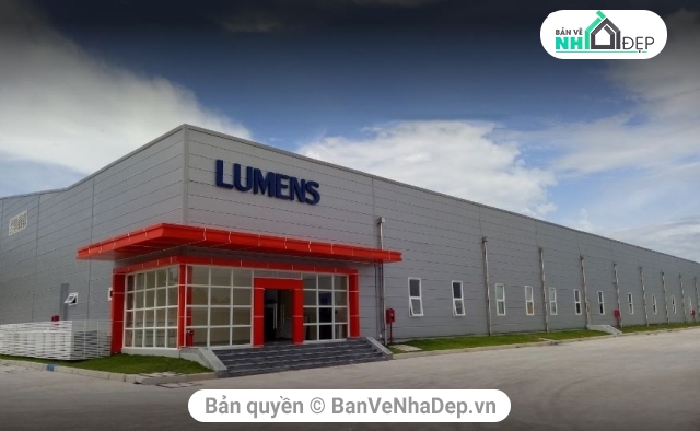 Nhà máy Lumens Vina,Nhà máy 67x118m,nhà máy linh kiện điện tử,Nhà máy đèn LED,Nhà máy SAMSUNG,nhà máy Lumens Vina