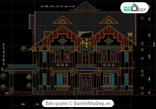 bản vẽ biệt thự 2 tầng,biệt thự song lập,biệt thự 2 tầng,biệt thự đẹp 2 tầng,mẫu biệt thự 2 tầng