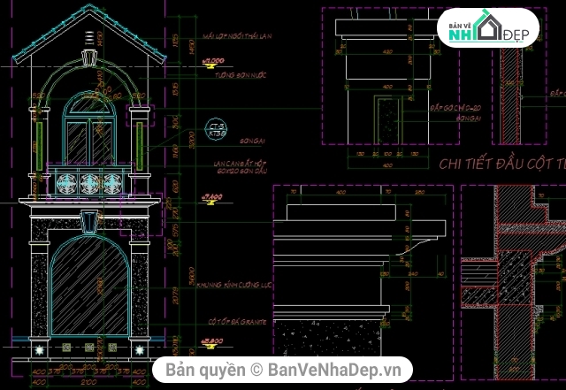 kiến trúc nhà ở,nhà phố 3 tầng 5x14.2m,nhà mặt phố 3 tầng,kiến trúc nhà phố 3 tầng,bản vẽ nhà 3 tầng