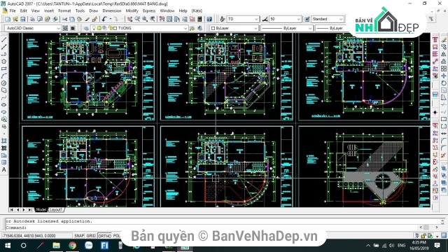 kiến trúc văn phòng 6 tầng,Thiết kế văn phòng 6 tầng,bản vẽ văn phòng 6 tầng,Bản vẽ văn phòng 6 tầng