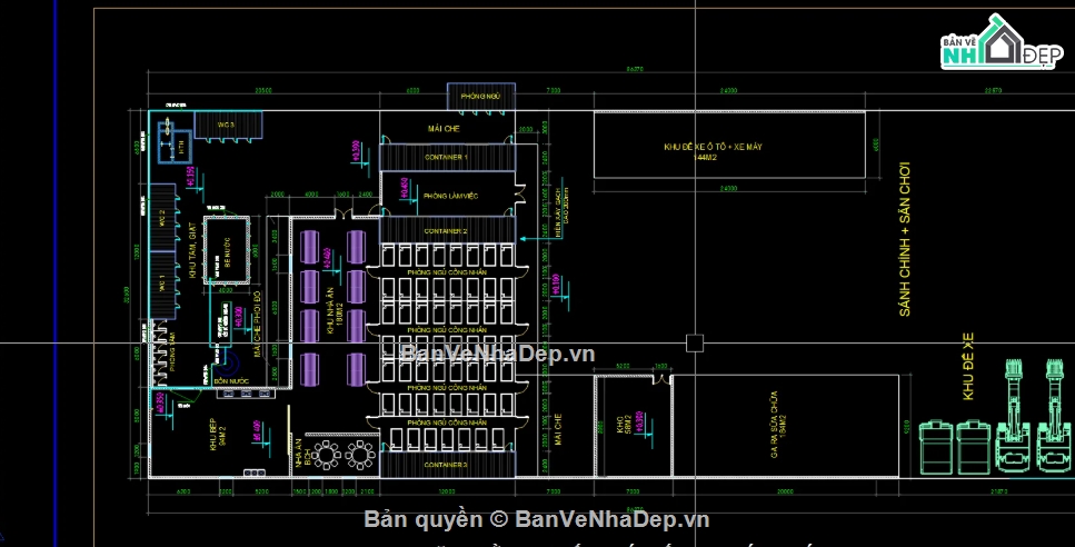 lán trại file cad,file cad lán trại,file cad lán trại đẹp