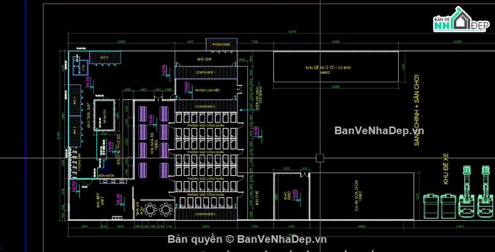 lán trại file cad,file cad lán trại,file cad lán trại đẹp