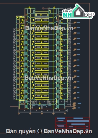 File cad,chung cư,nhà 4 tầng,1 tầng,nhà 3 tầng,đồ án kết cấu