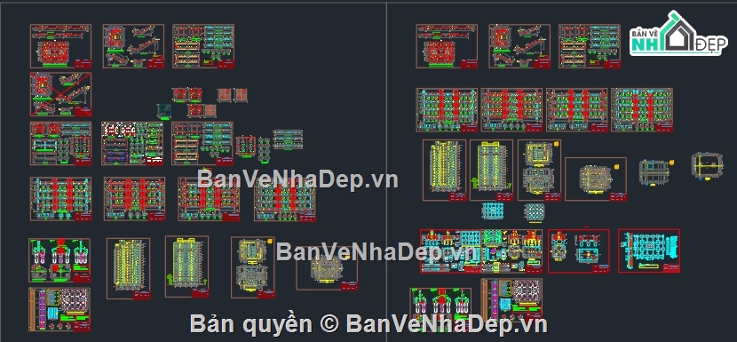 File cad,chung cư,nhà 4 tầng,1 tầng,nhà 3 tầng,đồ án kết cấu