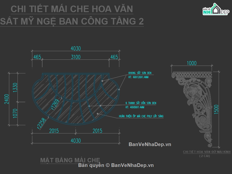 hoa văn,mái kính,cad mái kính