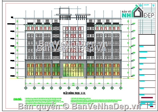 kiến trúc văn phòng,văn phòng,File cad văn phòng