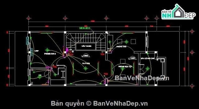 Nhà 3 tầng đẹp,Autocad nhà 3 tầng,thiết kế nhà 3 tầng,kiến trúc nhà 3 tầng