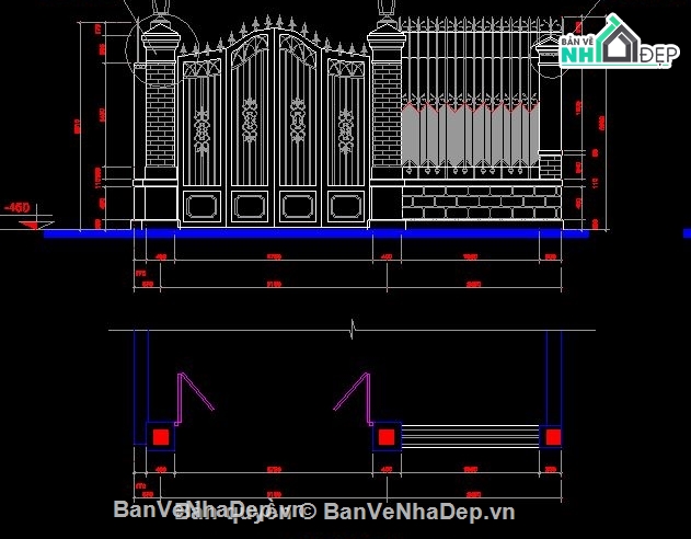 Nhà 3 tầng đẹp,Autocad nhà 3 tầng,thiết kế nhà 3 tầng,kiến trúc nhà 3 tầng