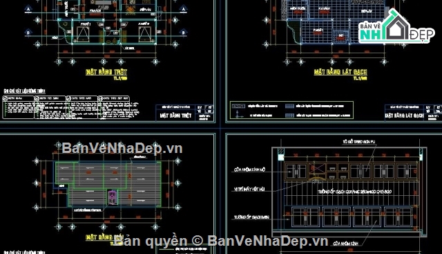 nhà mái tole,nhà đẹp 1 tầng,nhà cấp 4,bản vẽ nhà cấp 4,Autocad nhà cấp 4