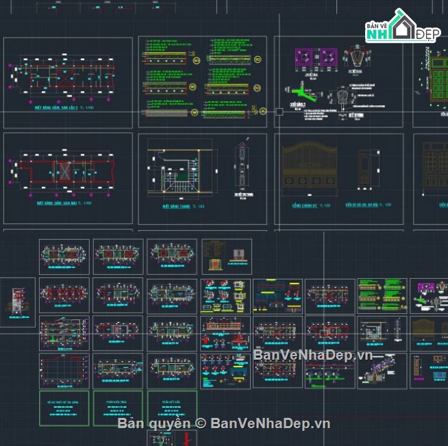 Nhà phố 3 tầng,file cad nhà phố 3 tầng,nhà phố 3 tầng file cad,nhà phố 3 tầng 1 tum