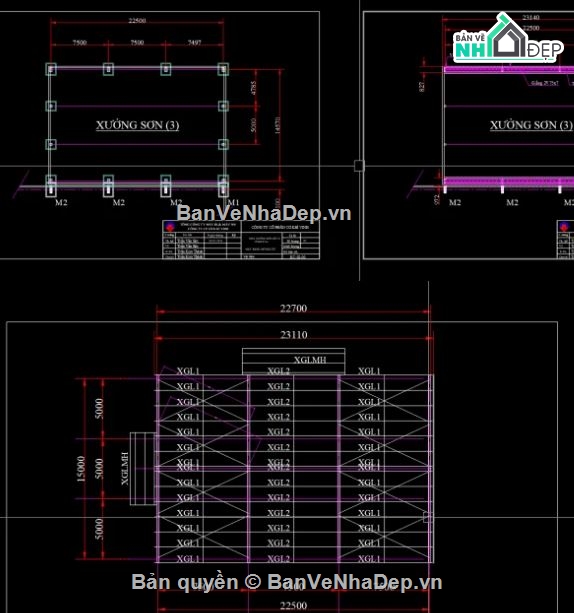 nhà xưởng công nghiệp,nhà xưởng file cad,autocad xưởng,bản vẽ nhà xưởng