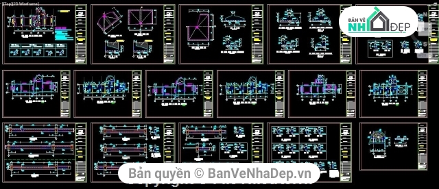 nhà phố 4x20m,nhà phố 3 tầng 4x20m,bản vẽ nhà phố 3 tầng,thiết kế nhà phố 3 tầng,file cad nhà phố 3 tầng