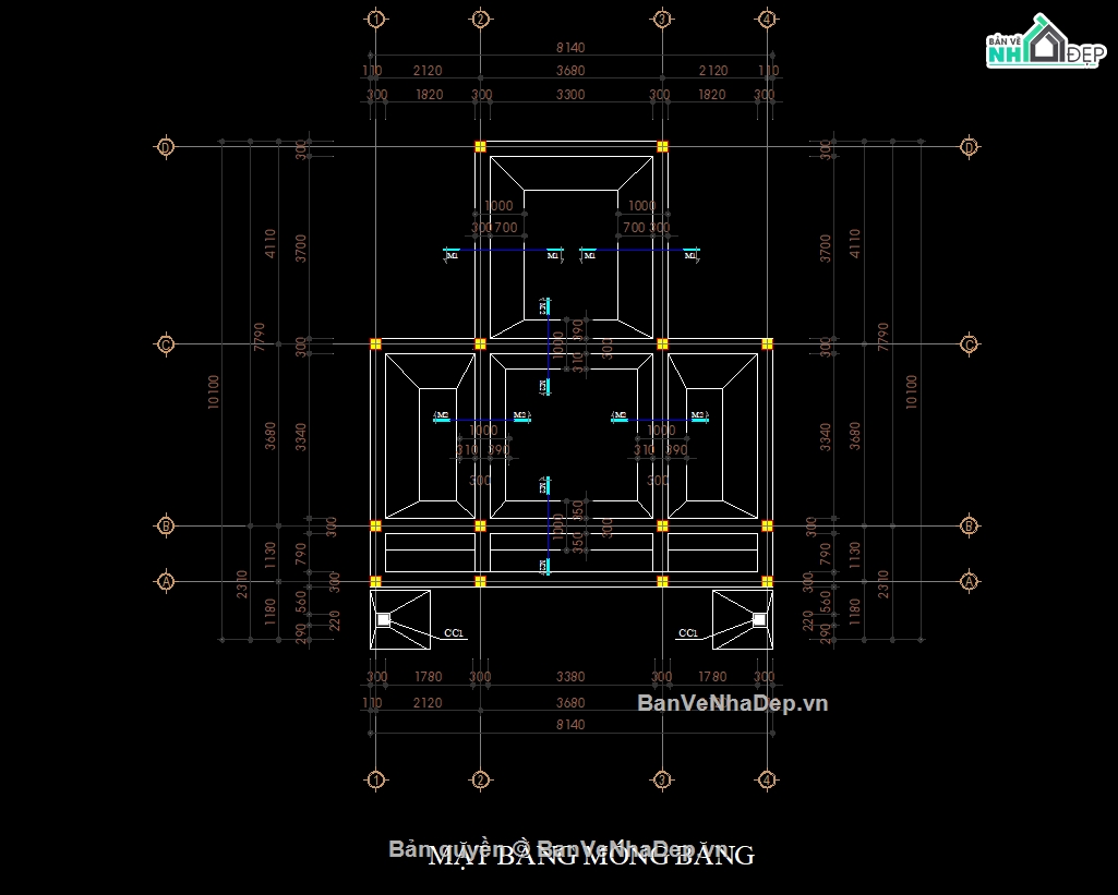 nhà thờ 3 gian,nhà từ đường,nhà thờ họ 3 gian,bản vẽ thiết kế nhà thờ