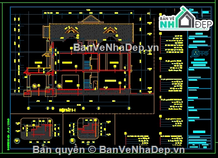 biệt thự đẹp 2 tầng,biệt thự 2 tầng kiểu kiến trúc pháp,kiến trúc biệt thự 2  tầng,bản vẻ cad kiến trúc pháp,bản vẽ autocad kiến trúc pháp