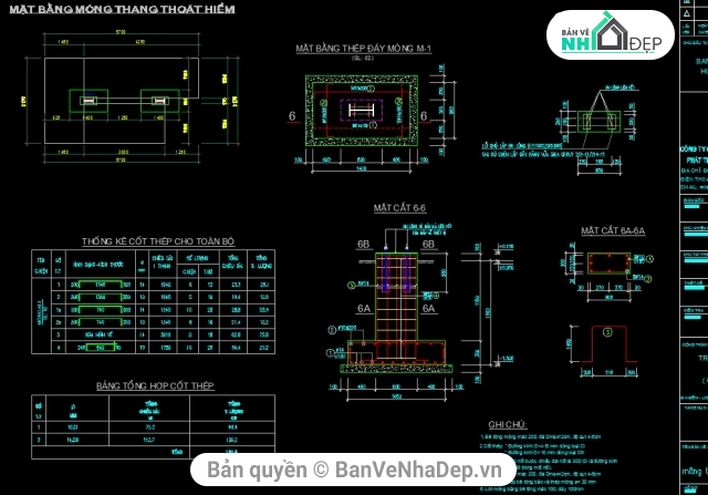 cầu thang thoát hiểm,thang thoát hiểm,Cầu thang sắt,bản vẽ cầu thang thoát hiểm