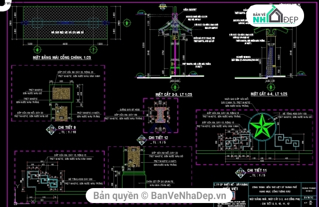 Bản vẽ đền thờ nghĩa trang,cổng đền thờ,Đền thờ liệt sỹ,Thiết kế đền thờ liệt sỹ,cad Đền thờ liệt sỹ