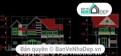 Bộ sưu tập 7 mẫu thiêt kế nhà phố 2 tầng miễn phí tại banvenhadep.vn