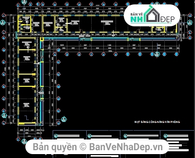 bản vẽ nhà điều hành,nhà điều hành sản xuất,văn phòng điều hành,sản xuất chữ L 32.02x47.02m,Bản vẽ nhà điều hành sản xuất