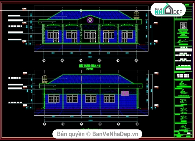 nhà điều hành,Nhà điều hành trạm bơm,trạm bơm nước,thiết kế nhà điều hành,bản vẽ nhà điều hành