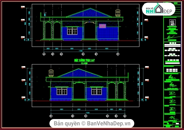 nhà điều hành,Nhà điều hành trạm bơm,trạm bơm nước,thiết kế nhà điều hành,bản vẽ nhà điều hành