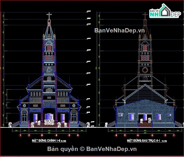 kiến trúc nhà thờ thiên chúa,bản vẽ nhà thờ thiên chúa giáo,nhà thờ thiên chúa giáo,mẫu nhà thờ thiên chúa giáo