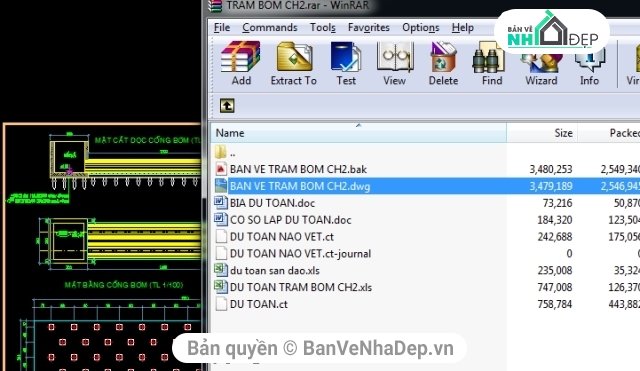 trạm bơm tưới ch2,máy bơm điện,Nhà trạm BTCT,bản vẽ trạm bơm tưới CH2