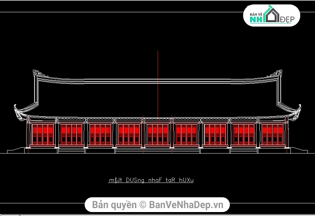 họa tiết đình chùa,chi tiết đình chùa,cấu tạo thi công đình chùa,bản vẽ cad đình chùa