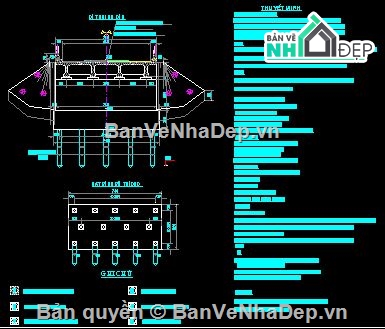 cầu file cad,file cad cầu,cầu cống,bản vẽ cầu cống