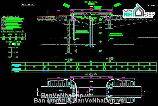 cầu file cad,file cad cầu,cầu cống,bản vẽ cầu cống