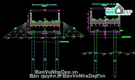 cầu file cad,file cad cầu,cầu cống,bản vẽ cầu cống