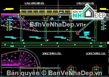 cầu file cad,file cad cầu,cầu cống,bản vẽ cầu cống