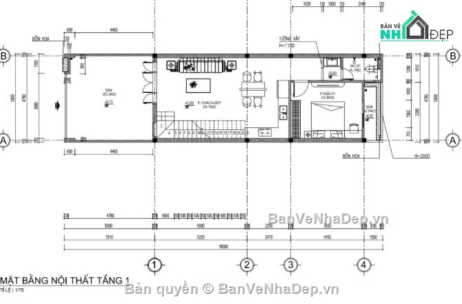 nhà phố 3 tầng,bản vẽ nhà phố,kiến trúc nhà phố