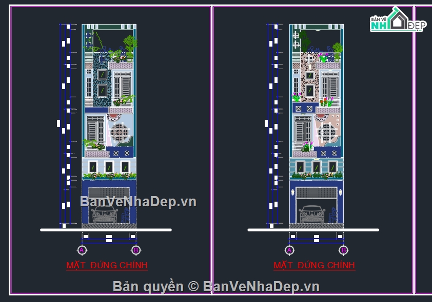 File thiết kế,nhà phố 3 tầng,nhà 4 tầng,kiến trúc 3 tầng,nhà 6 tầng