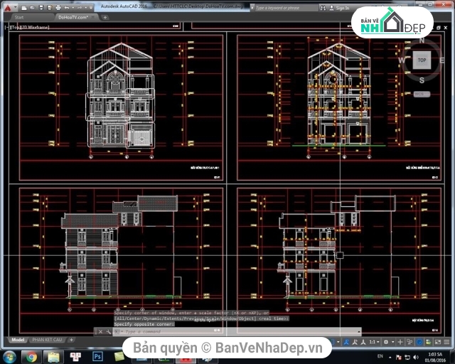 biệt thự,biệt thự phố,Kiến trúc,File thiết kế