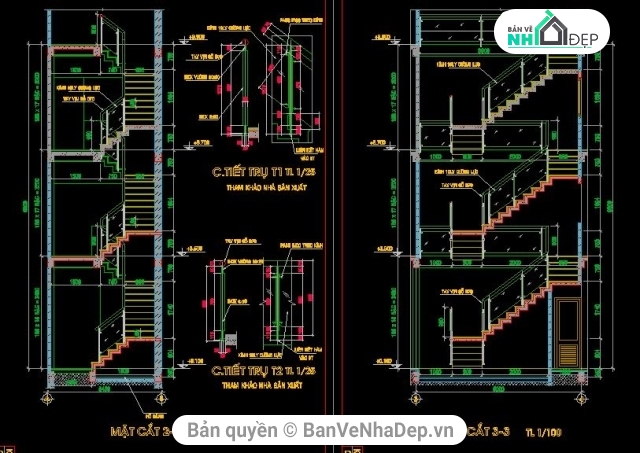 Bản vẽ nhà phố,Nhà phố 4 tầng,mẫu nhà phố đẹp,thiết kế nhà phố