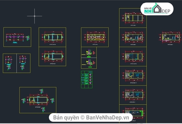 Bản vẽ nhà phố,Bản vẽ nhà phố 3.4x10.45m,kiến trúc nhà phố