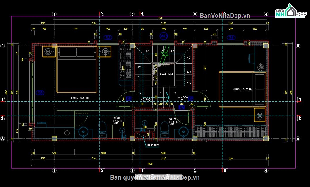 Nhà lệch tầng,Nhà phố 4 tầng,Nhà phố lệch tầng