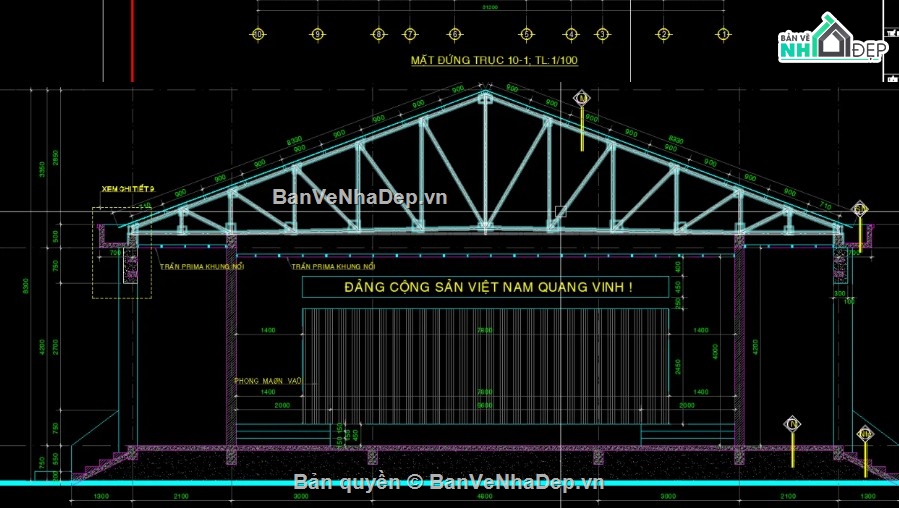nhà văn hóa,file cad nhà văn hóa,nhà văn hóa file cad