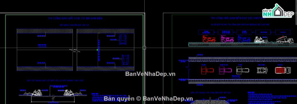 BPTC hạ tầng kỹ thuật đô thị,BPTC đô thị,File cad BPTC đô thị