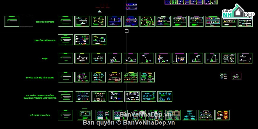 BPTC hạ tầng kỹ thuật đô thị,BPTC đô thị,File cad BPTC đô thị