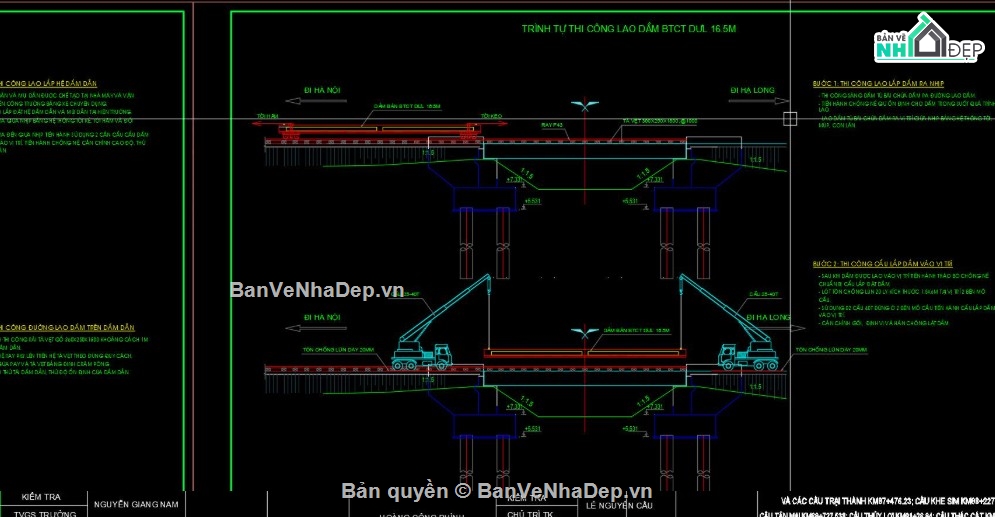 cầu dầm bản rỗng,dầm bản rỗng,kết cấu dầm