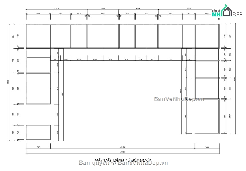 Bản vẽ,tủ bếp chi tiết,cấu tạo tủ bếp,bản vẽ tủ bếp,file cad tủ bếp