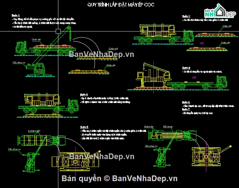 biện pháp thi công nhà,bản vẽ biện pháp thi công,công trình thi công