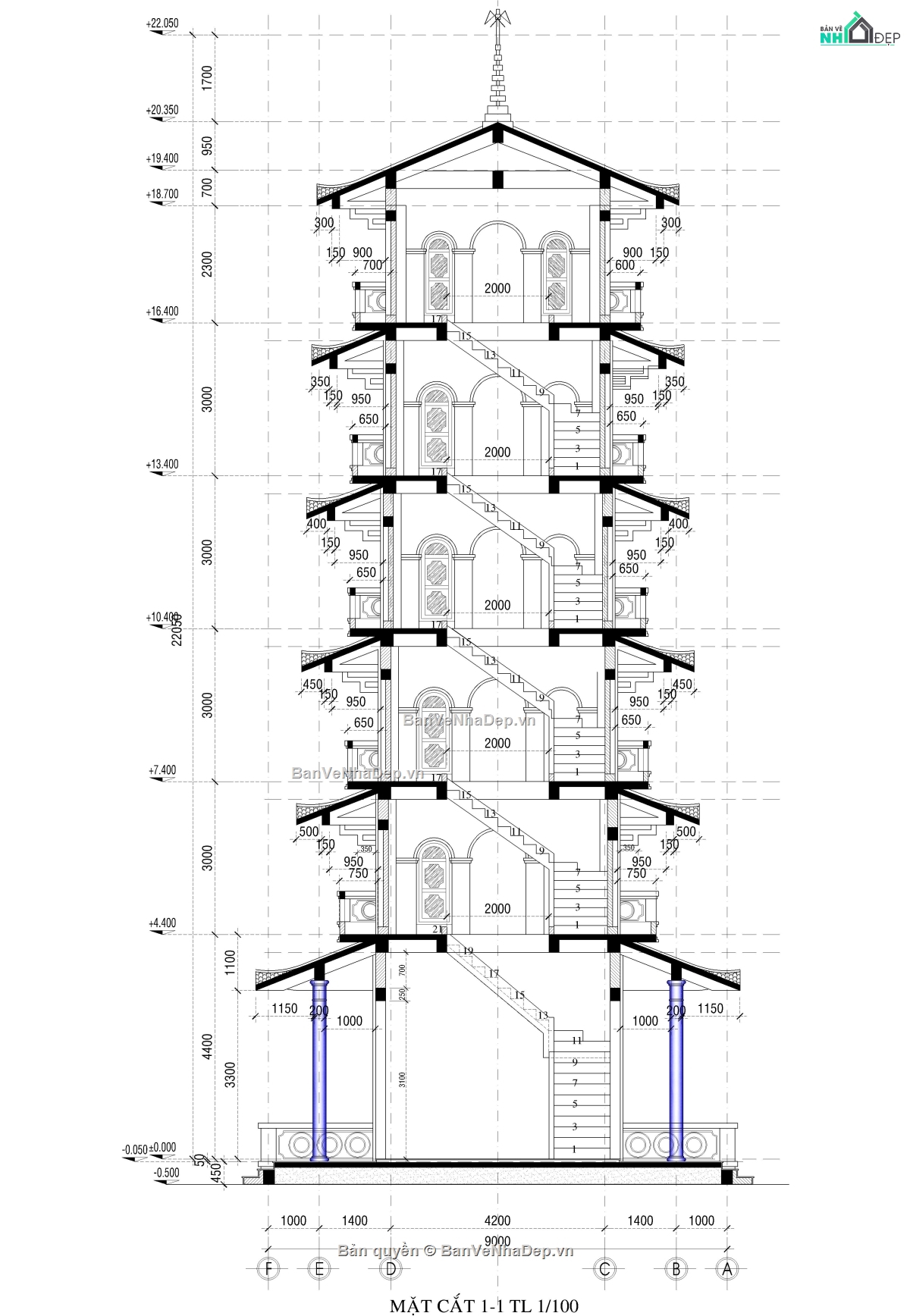 đình chùa việt nam,kiến trúc chùa,file cad bản vẽ chùa,mẫu bản vẽ chùa,bản vẽ tháp chuẩn đề,bản vẽ chùa đẹp