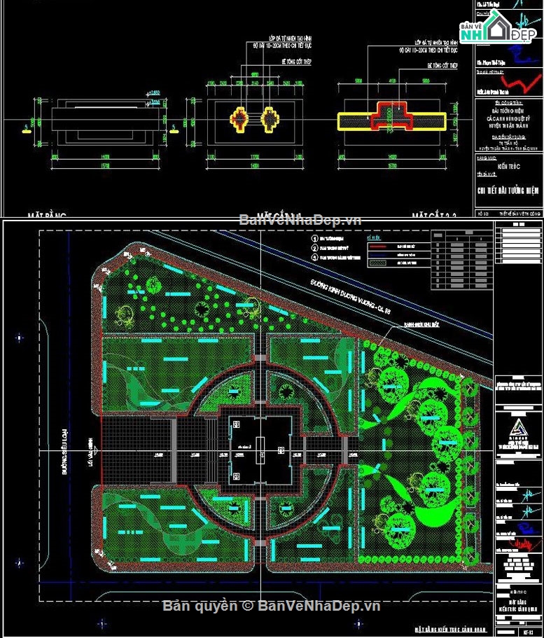 đài tưởng niệm,đài tưởng niệm cad,cad đài tưởng niệm