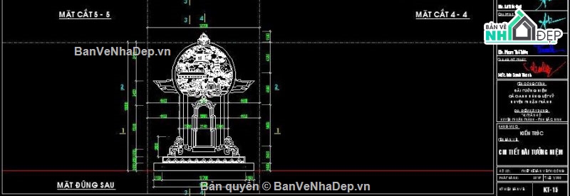 đài tưởng niệm,đài tưởng niệm cad,cad đài tưởng niệm