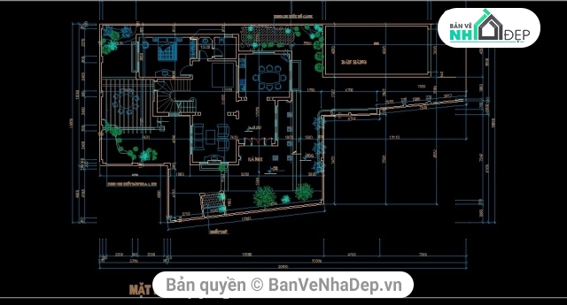 Biệt thự 3 tầng kích thước 11x13m,biệt thự 3 tầng,biệt thự 11x13m