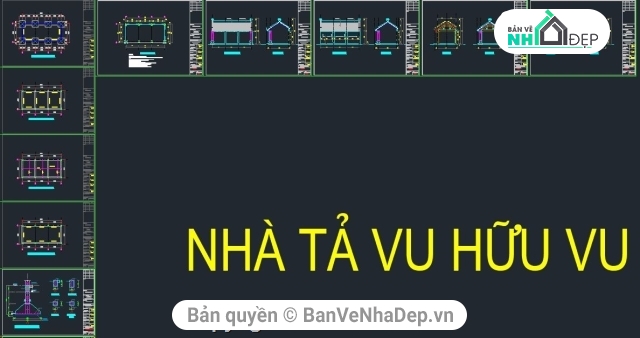 nhà tả vu,hữu vu,nhà bia đền thờ